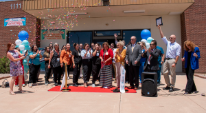 Grand opening ribbon cutting at the Chiricahua Douglas Acute Care Clinic