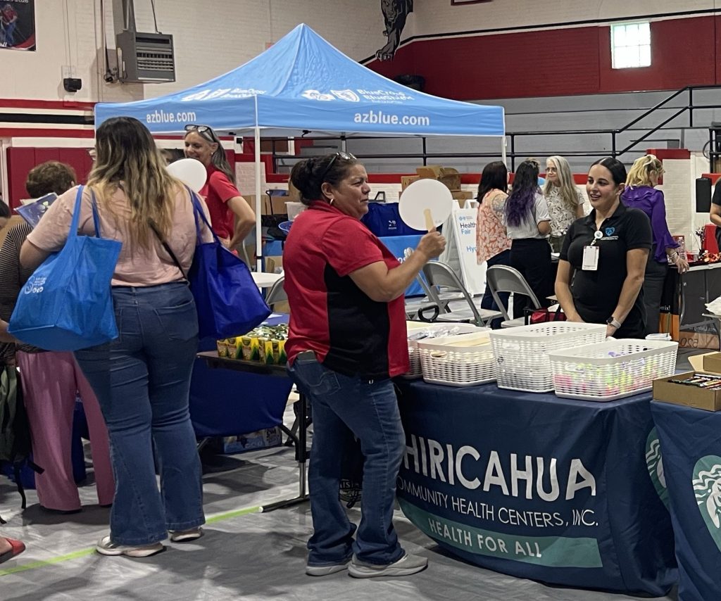 Chiricahua Community Health Workers distributing back to school supplies in Cochise County